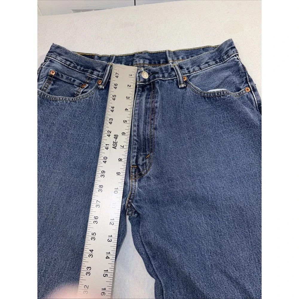 Levis 550 Relaxed Fit Mens Blue Jeans Medium Wash Tag 36x32 , 32x28 Casual Work